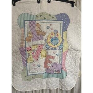 Beautiful Cross Stitch Baby Quilt